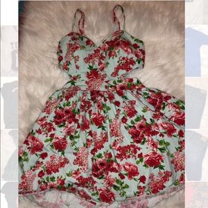 Floral mini dress